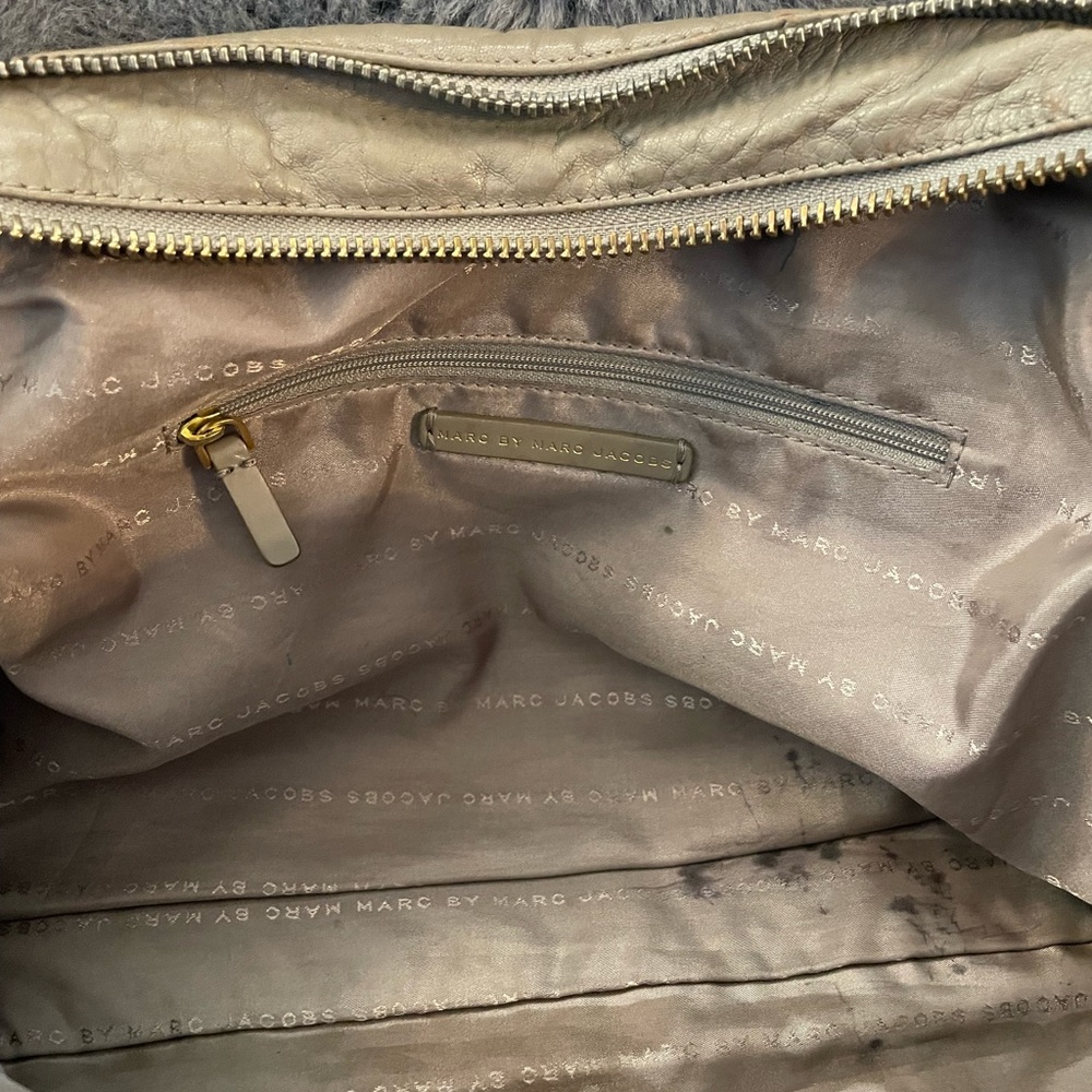 Authentic Marc by Marc Jacobs LARGE Leather Tote - Cream - Picture 7 of 8